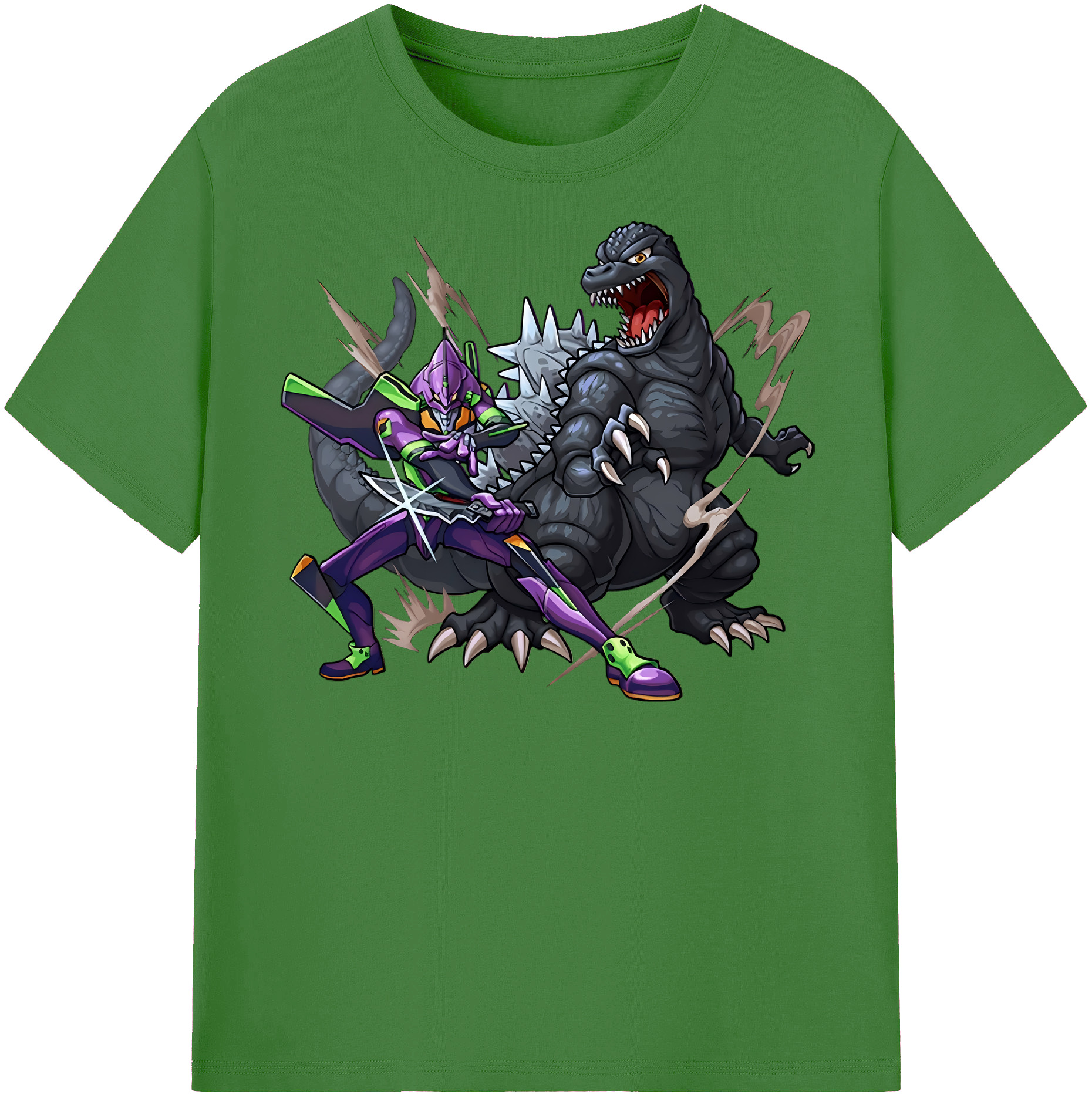 （画像用） EVA 新世紀エヴァンゲリオン レディースカジュアルプリントTシャツ（綿100％）